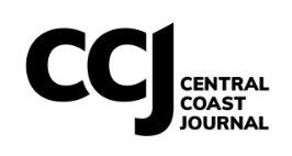 CCJ. Central Coast Journal logo. The Pad Climbing
