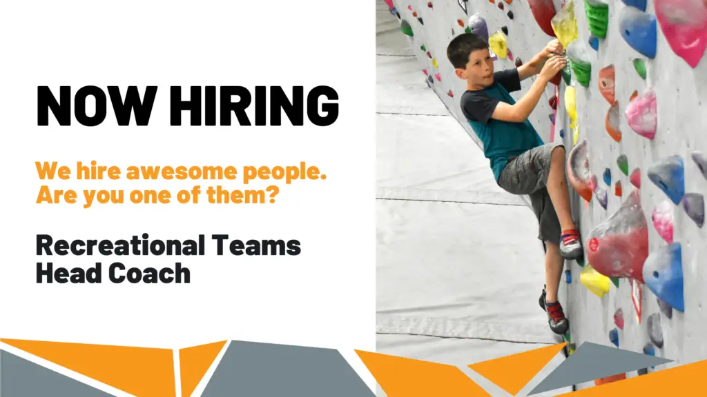 Now hiring - We hire awesome people - are you one of them? Recreational Teams Assistant Coach