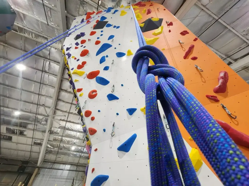 Climbing wall photo courtesy of WBNF